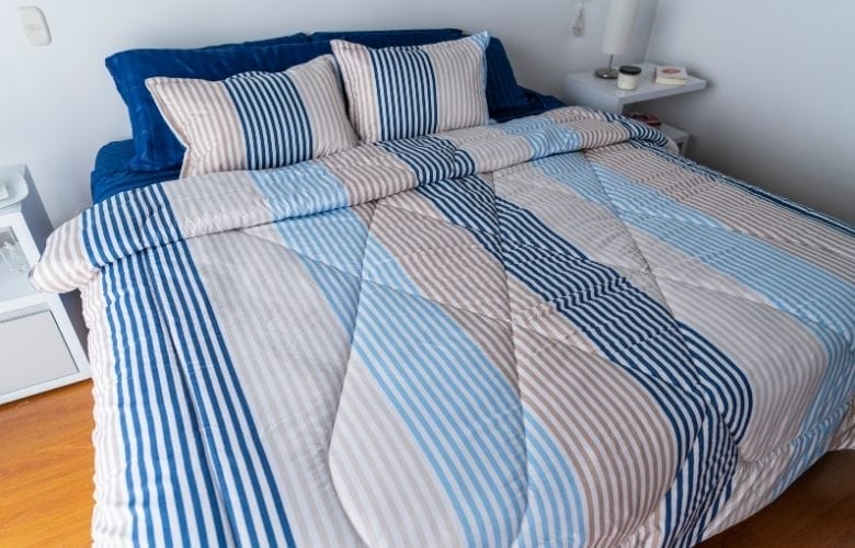 Bed Dressed With Seasonal Cotton