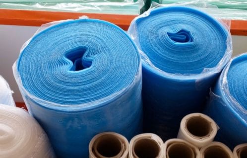 fiber insulation polyester roll