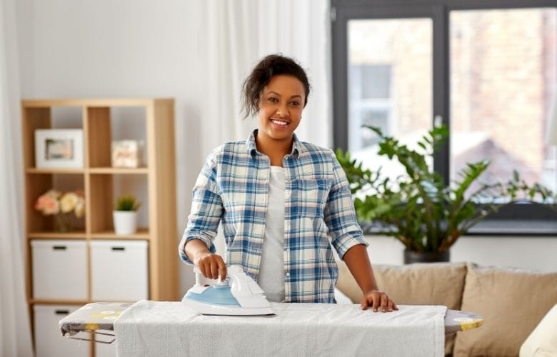 Ironing Household Linens
