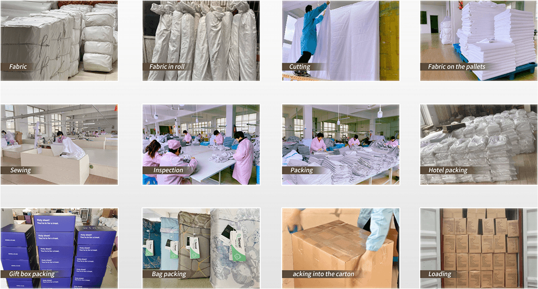 Hotel Bedding Production Process